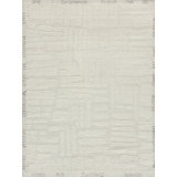 Cozi handloomed New Zealand Wool Ivory/Silver Area Rug