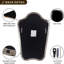 Miroir de salle de bain Contemporary Cadre en acier inoxydable-1290219443-1296303676