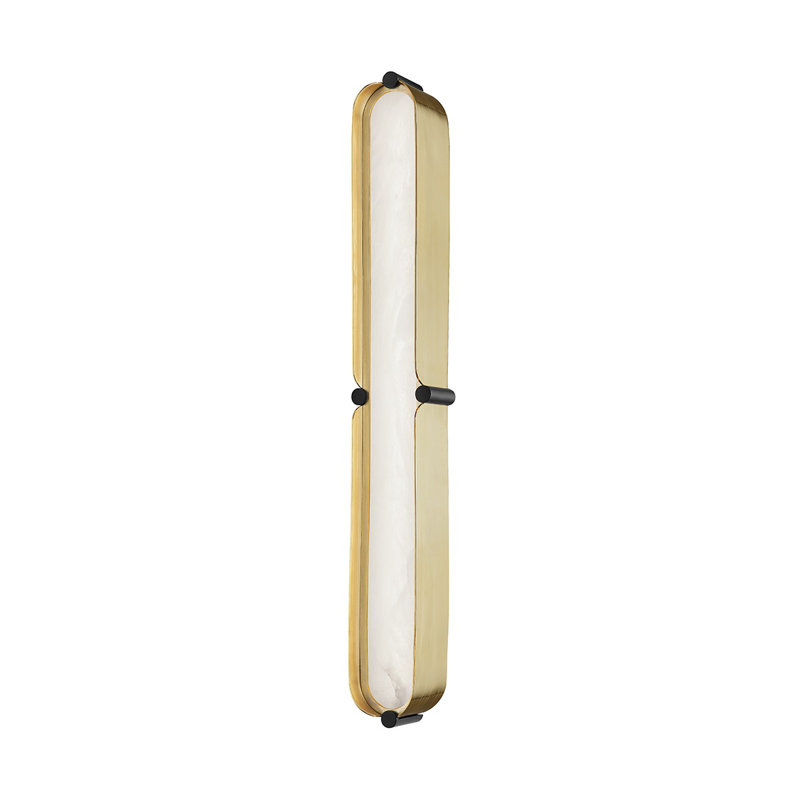 Tribeca 1 - Light, Aged Brass/Black, 18 W