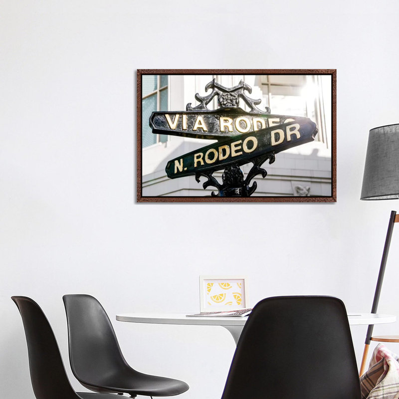 Rodeo Drive Street Sign by Susanne Kremer - Gallery-Wrapped Canvas Giclée on Canvas, 101.6 cm H x 66.04 cm W