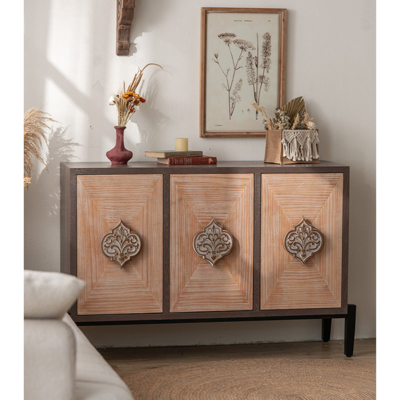 Meuble de rangement contemporain contemporain en bois d'ingénierie