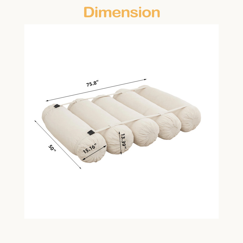 Canapé de plancher réglable, canapé paresseux en velours côtelé avec sangles réglables pour des configurations polyvalentes, fauteuil de loisirs multi-personnes