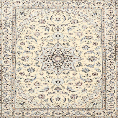Tapis traditionnel gris / bleu Derreck