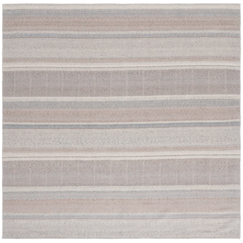 Abrahamsen Performance Striped Rug, Square 7'