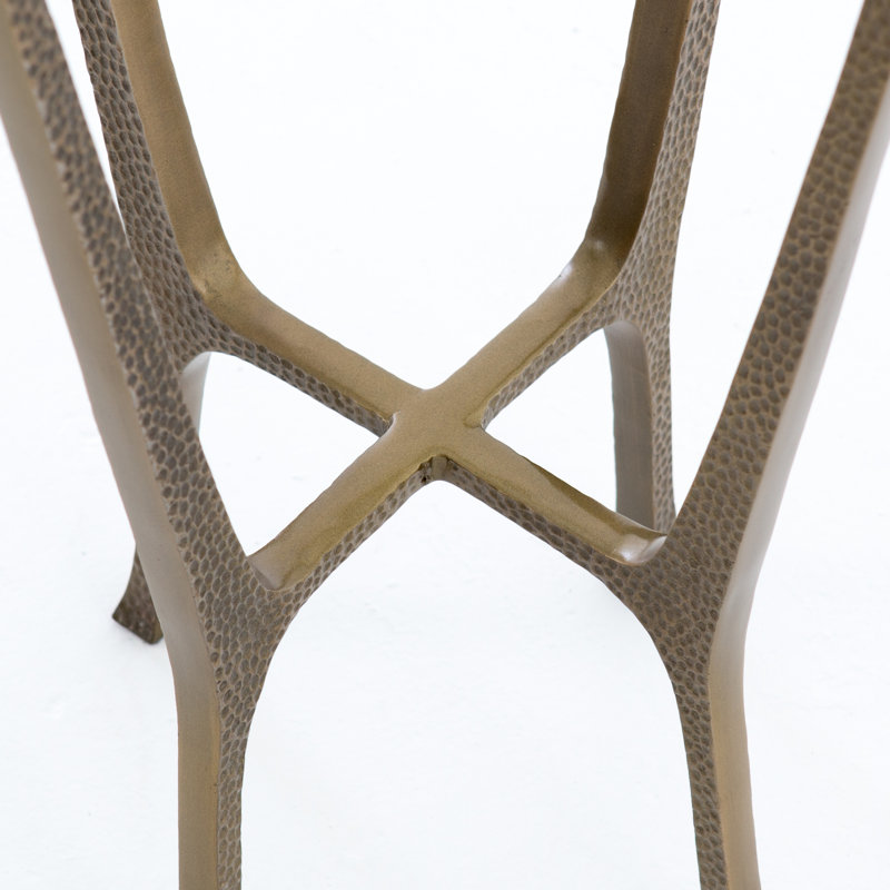 Beulah Glass Top End Table