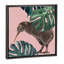 Kiwi oiseau avec monstera art-49840003-49839992