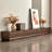 Modern Nut-Brown Solid Wood TV Stands-1467880899