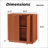 31.5'' Wavy-Grain Buffet Cabinet With Adjustable Shelves, Perfect For Modern And Contemporary Spaces.-608493142
