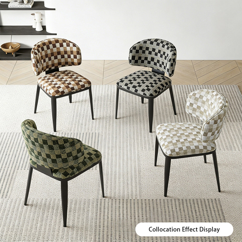 Green Solid back side Chair(Set of 2)