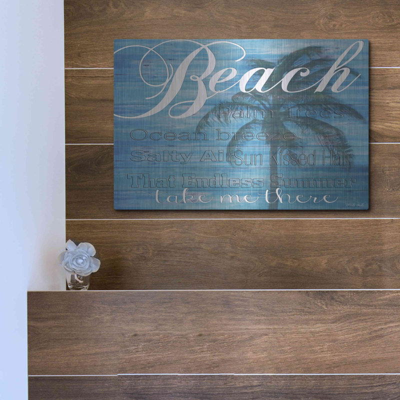 «Beach Take Me There» par Cindy Jacobs, H 12 po x l 16 po