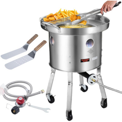 Stainless Steel 200,000btu Propane Burner And Concave Comal Para Tacos Set With Wheeled Legs, 23 Inches Heavy Duty Mexican Discada Disc Cooker, Great For Frying And Tortillas