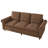 78.74''Modern Sofa Rolled Arms Upholstered Couch-116094600