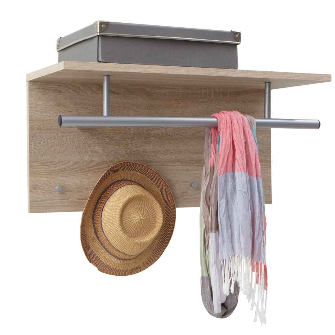 Wall 4 - Hook Wall Mounted Coat Rack