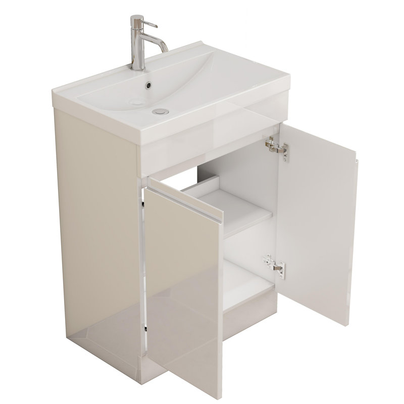 24-Inch Bathroom Vanity With Sink Combo