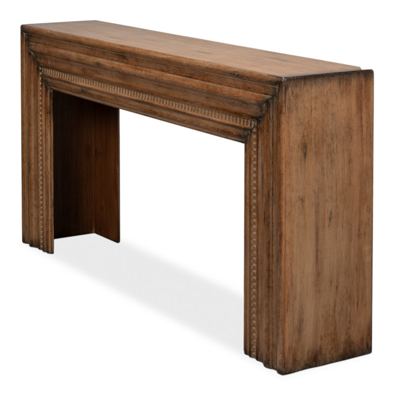 Mantel 72'' W Console Table, Brown
