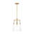 Crofton 1 Light Kitchen Pendant With Clear Shade-112699642-112699640