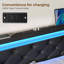 Komor Upholstered Storage Bed with Charging Station and LED Lights-88596492-88596493