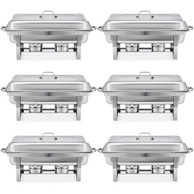 2-Pan Stainless Steel Rectangle Chafing Dish