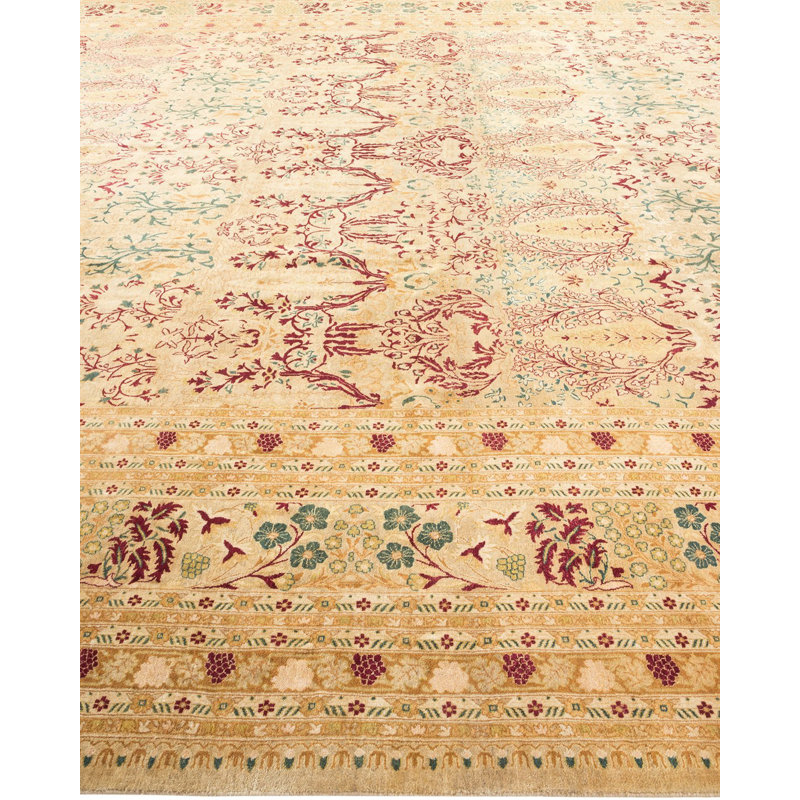Classic One-of-a-Kind 12' 2" x 17' 9" Hand Knotted Area Rug