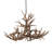 10 - Light Antler Dimmable Empire Chandelier