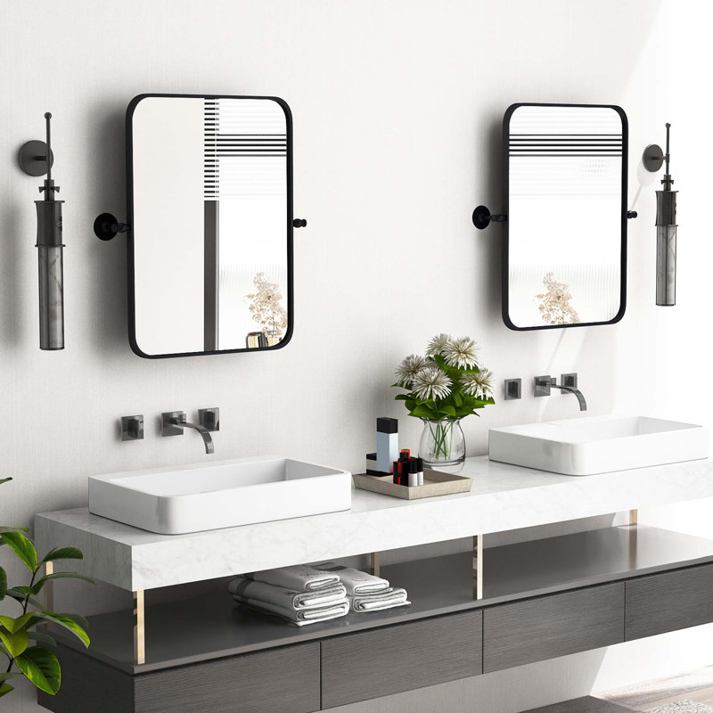 Miroir mural pivotant 30 po