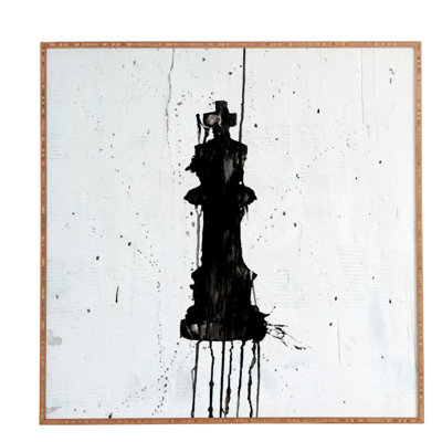 « roi », impression encadrée