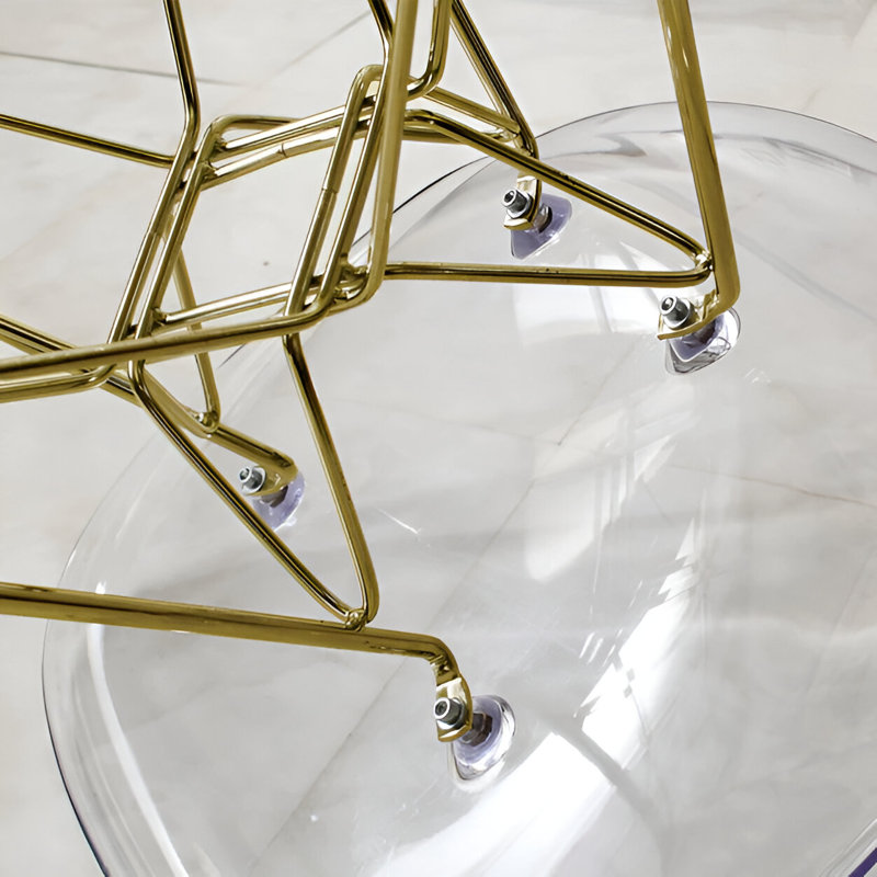 18'' H Side Chair, Gold