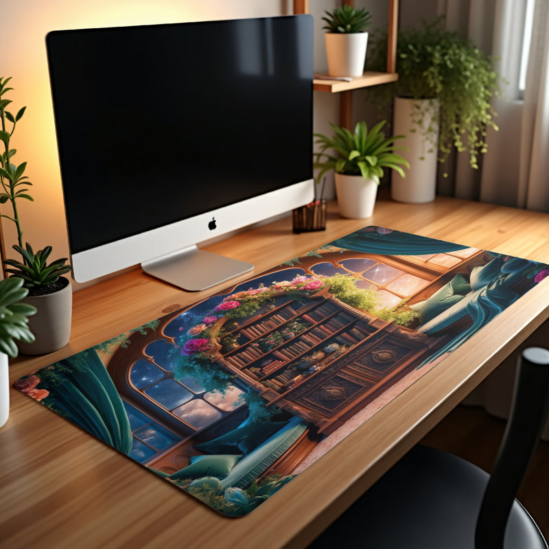 Polyester Desk Pad, 31.5x15.5