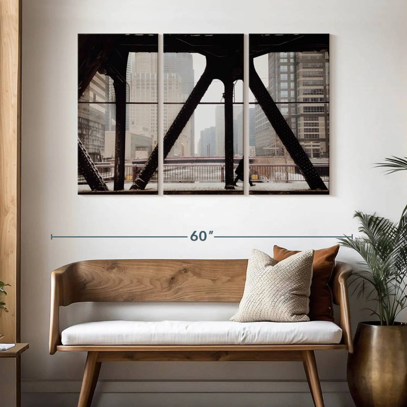 Sebbie Urban Chicago Winter, H 32 po x l 50 po