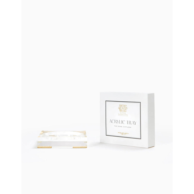 Acrylic Decorative Tray, 1" H x 4" W x 4" D