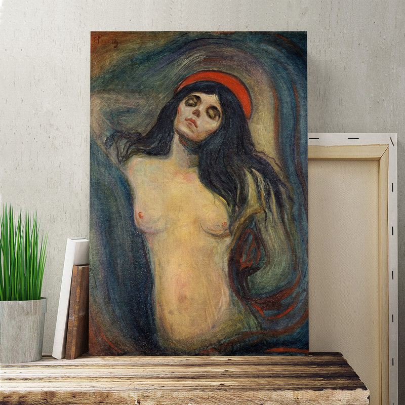 Edvard Munch - Wrapped Canvas, 100cm H x 70cm W