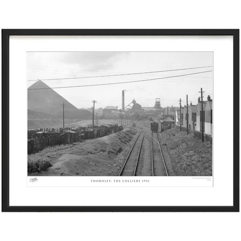 Thornley, the Colliery 1951 1 Piece Single Picture Frame Wall Art, 28cm H x 36cm W x 2.3cm D