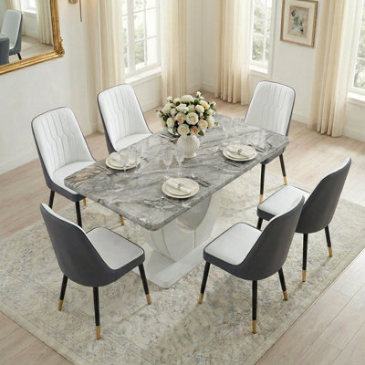 Rectangular 62.99'' L X 35.43'' W Dining Table Set