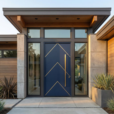 Clio Pivot Iron Door