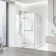 Monteray 38" W x 30" D x 73" H Hinged Frameless Shower Enclosure with 3/8  Clear Glass