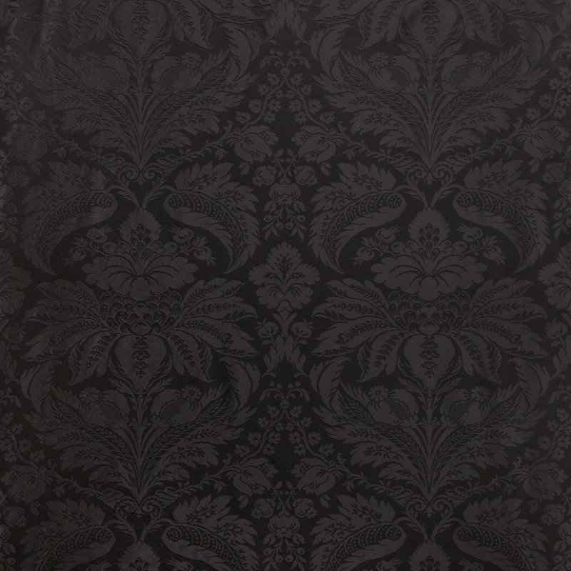 Pierre Cotton Blend Performance Fabric, Black