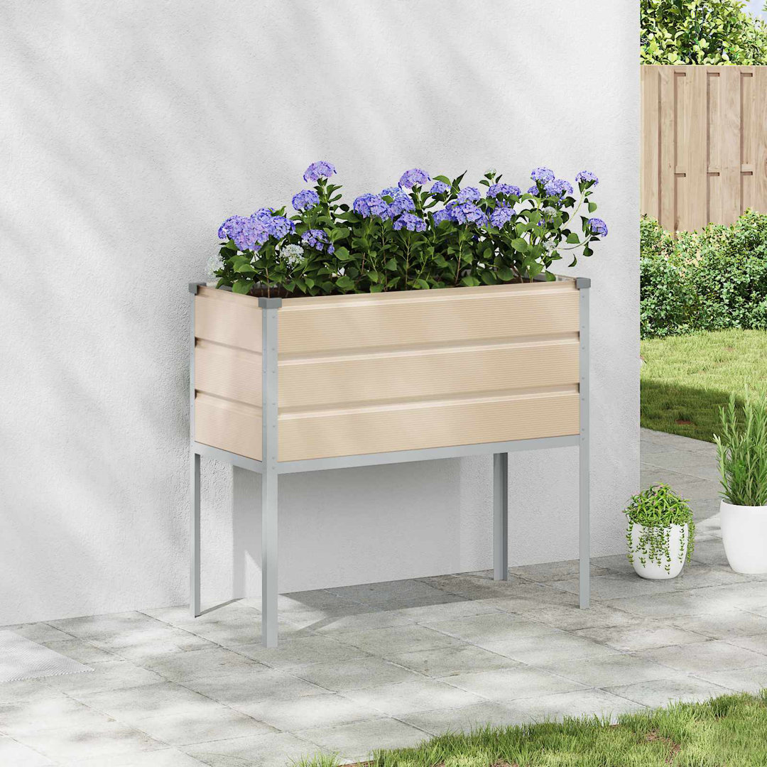 Planter 100 X 45 X 90 Cm Galvanised Steel