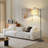 Rhuben 63'' Arched/Arc Floor Lamp with Touch Slider Timing Function and Remote&APP Control
