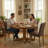 Upholstered Dining Chair, Modern Parsons Kitchen Chair, High Back Side Chair with Solid Wood Legs-1560901285