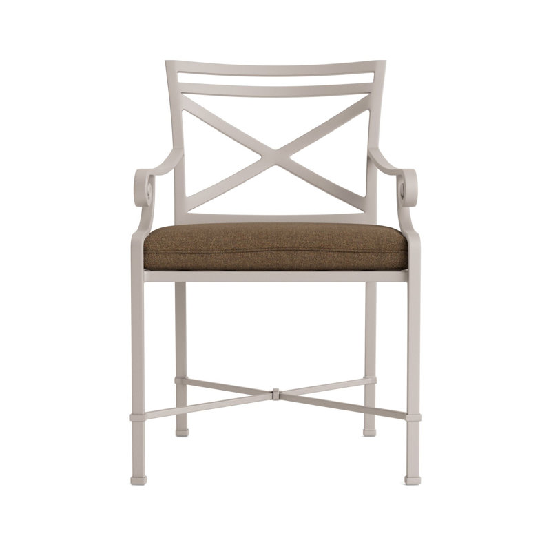 Venetian Outdoor Lounge Chair, Fusion Moccasian, Dove Smooth