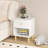 23.22''H Wooden Nightstand With One Drawer One Shelf