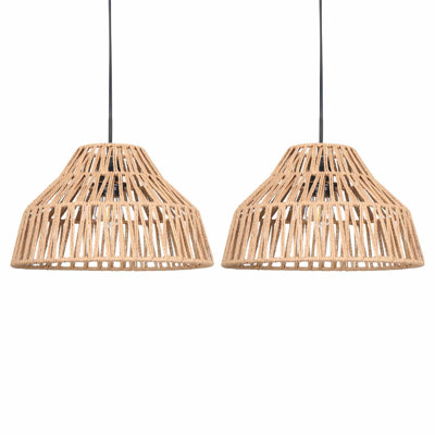 Aalaiyah 18cm H Paper Pendant Shade ( Uno ) in Natural