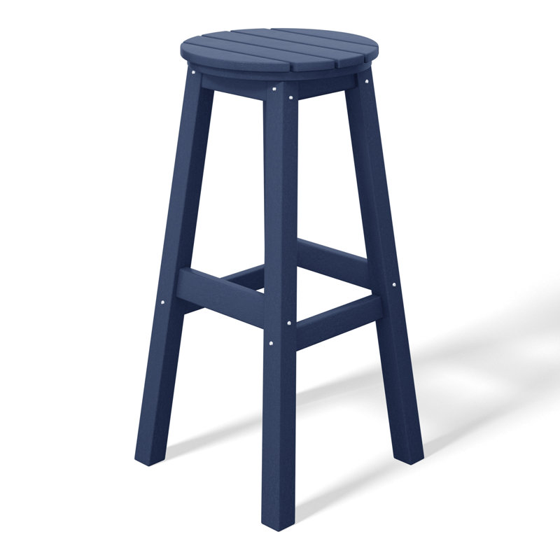 Tabouret d'extérieur Laguna, Bleu marine, 29"