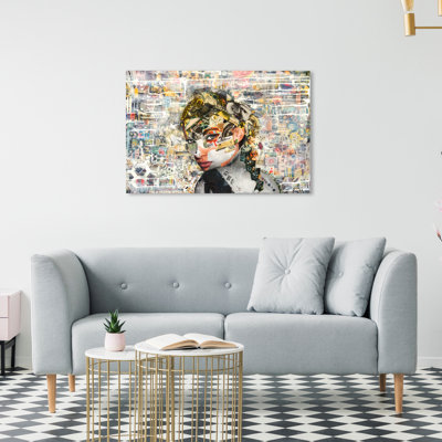 Katy Hirchfeld - «Eyes For You», portrait de femme - reproduction d'art