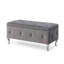 Banc de rangement avec repose-pieds Glam-1072714235
