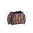 11.75" In Zebra Animal Print Purse W/ Black Faux Handle Table Lamp