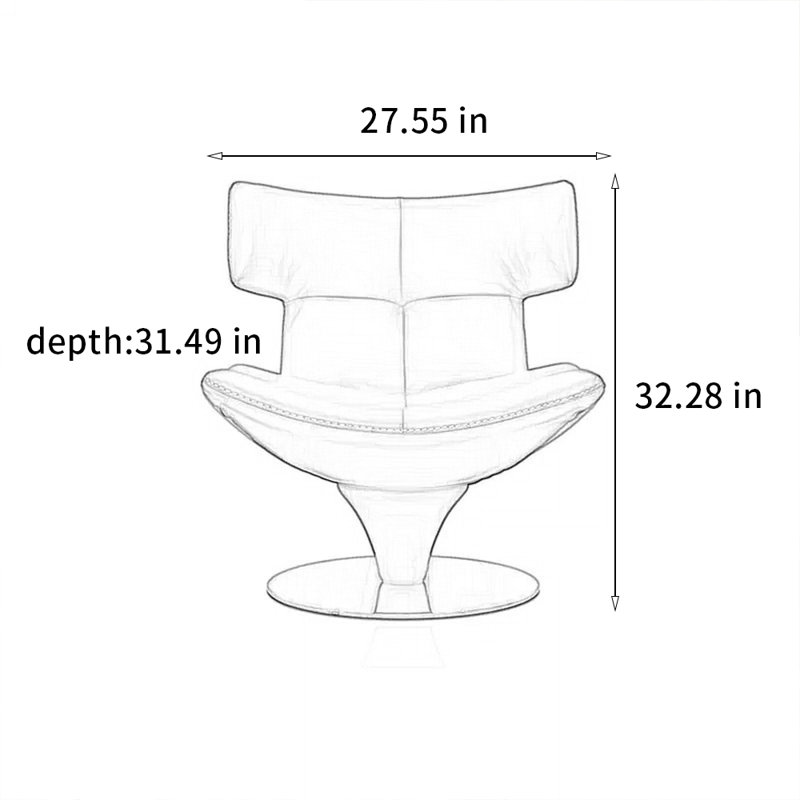 Chaise ergonomique à colonne vertébrale, Similicuir beige