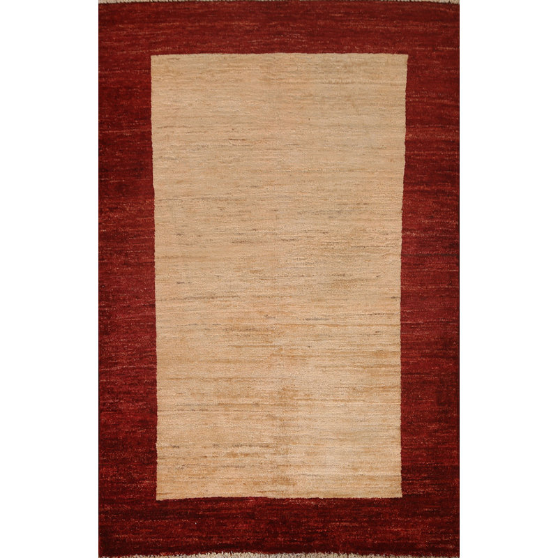 Bordered Gabbeh  Oriental Rug 3x5