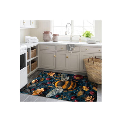 Tapis décoratif multicolore