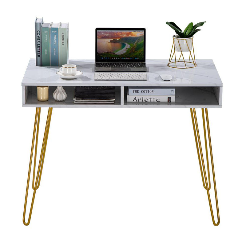 Metal Base Writing Desk